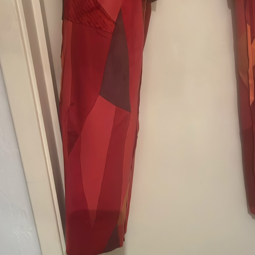 Vintage Wilsons Pelle Studio leather suede patchwork pants size 4 - Picture 9 of 16
